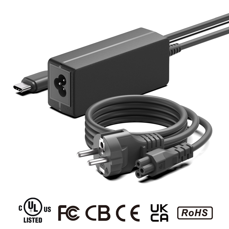 GaN 45W USB C PD Power Adapter PSU