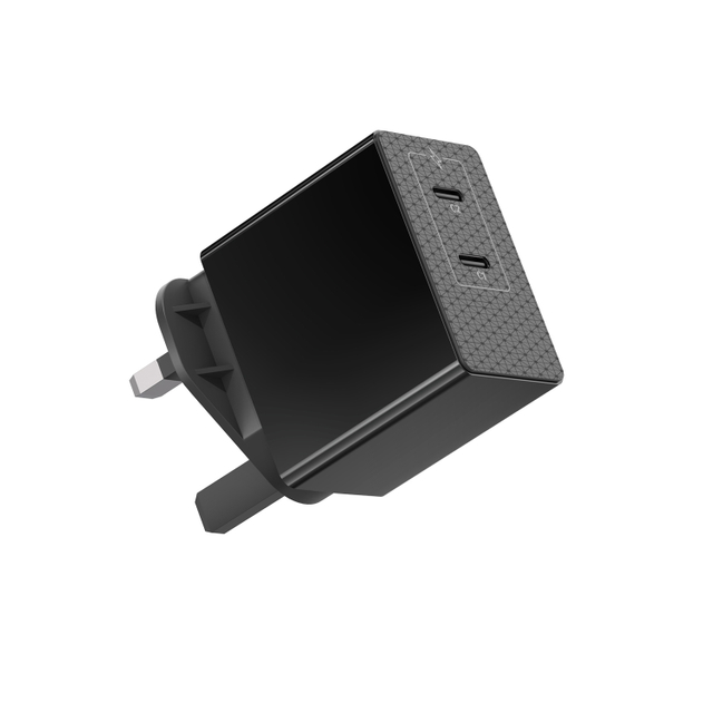 Portable Smart GaN 45W USB Type-C PD3.0 With 2 ports Charger 