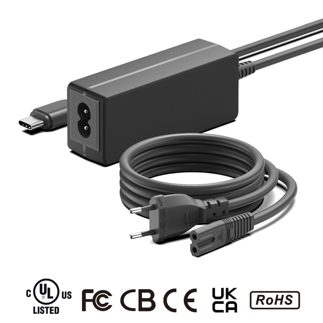 GaN 65W USB C PD Power Adapter PSU